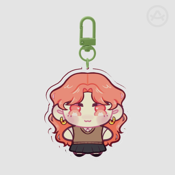 Aya Oosawa Clear Acrylic Keychain