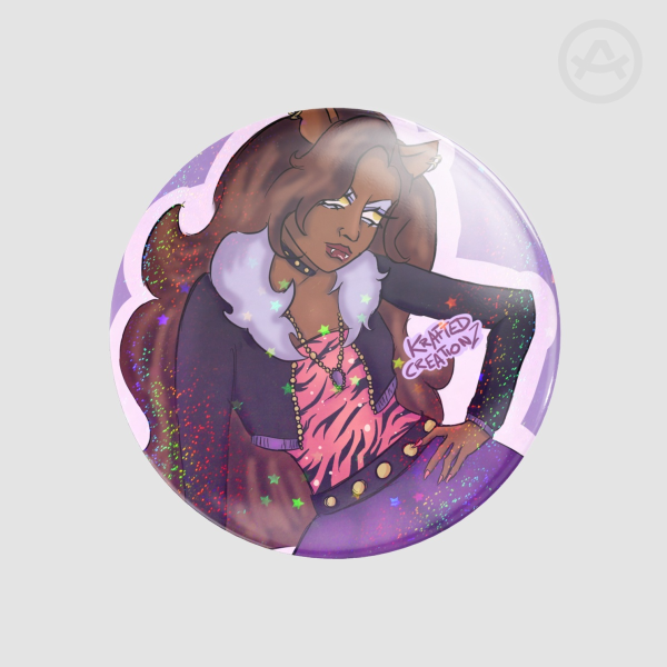 Clawdeen 58mm Badge