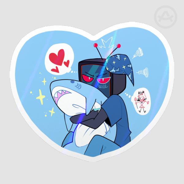 Vox's lil crush sticker
