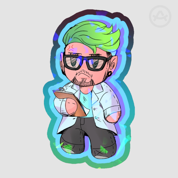 Dr. Schneeplestein Sticker