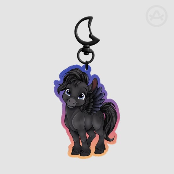 Evenign fire - Clear Acrylic Keychains