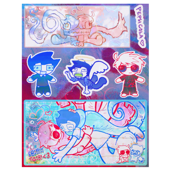 Pepsicola Sticker Sheet