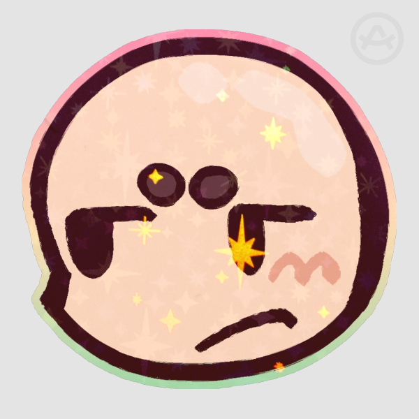 Jaime Colored Edge Die Cut Stickers