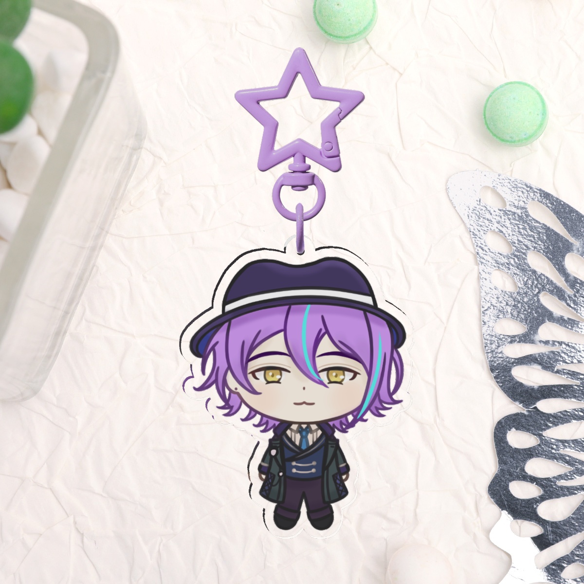 Rui Clear Acrylic Keychain