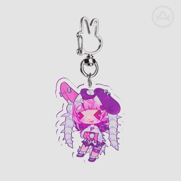 Clear Acrylic Keychains Filunie 5cm