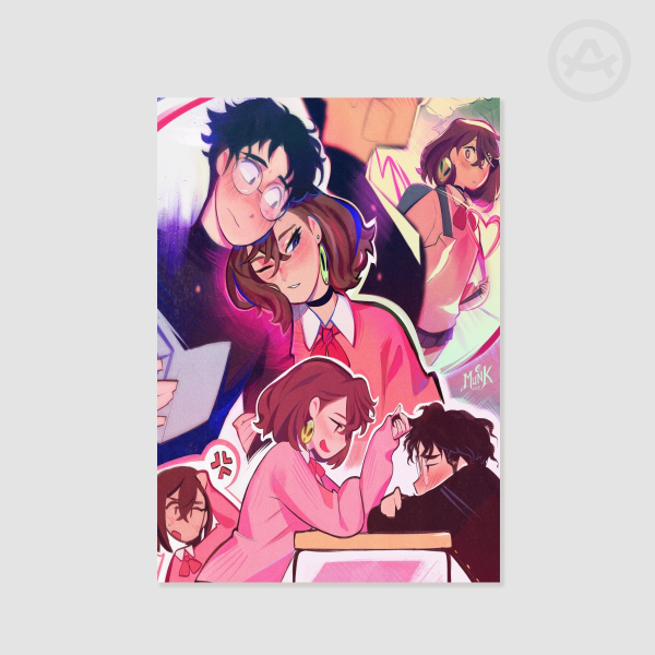 Momo and Okarun Poster