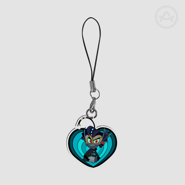 Heart shaped Baxter keychain