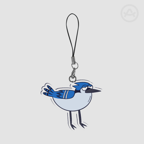 mordecai blue jay keychain
