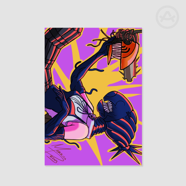 Reze and Denji Print