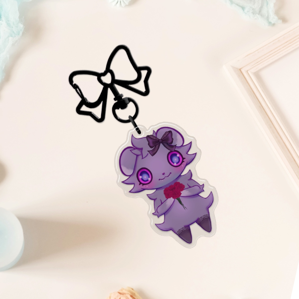 Gothic lolita Espurr Epoxy Clear Acrylic Keychains