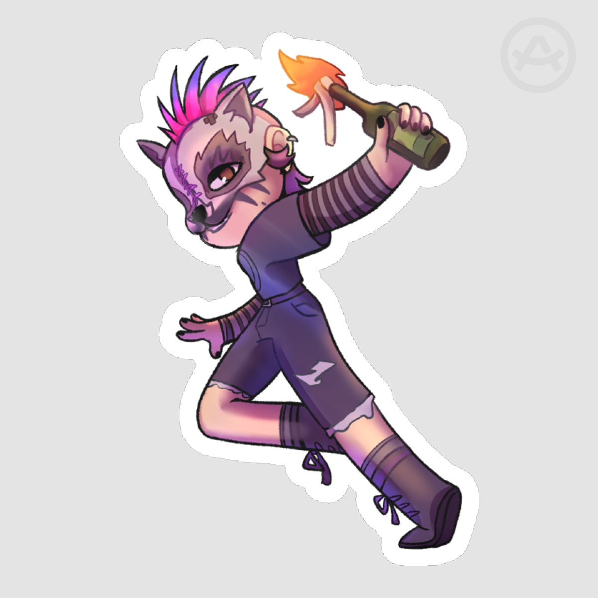 Nora Riot Sticker