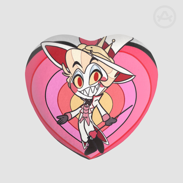 Heart Shape Plush Badge Lucifer Morningstar