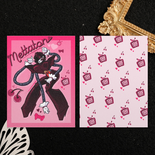 Holographic DFN Mettaton Photocard