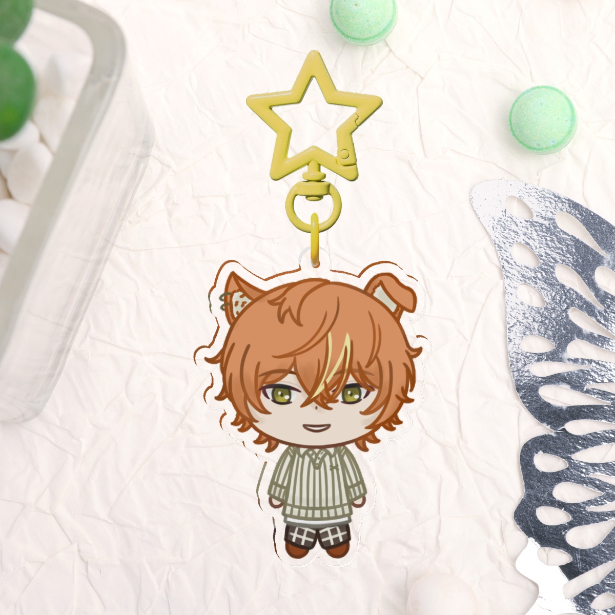 Akito Clear Acrylic Keychain