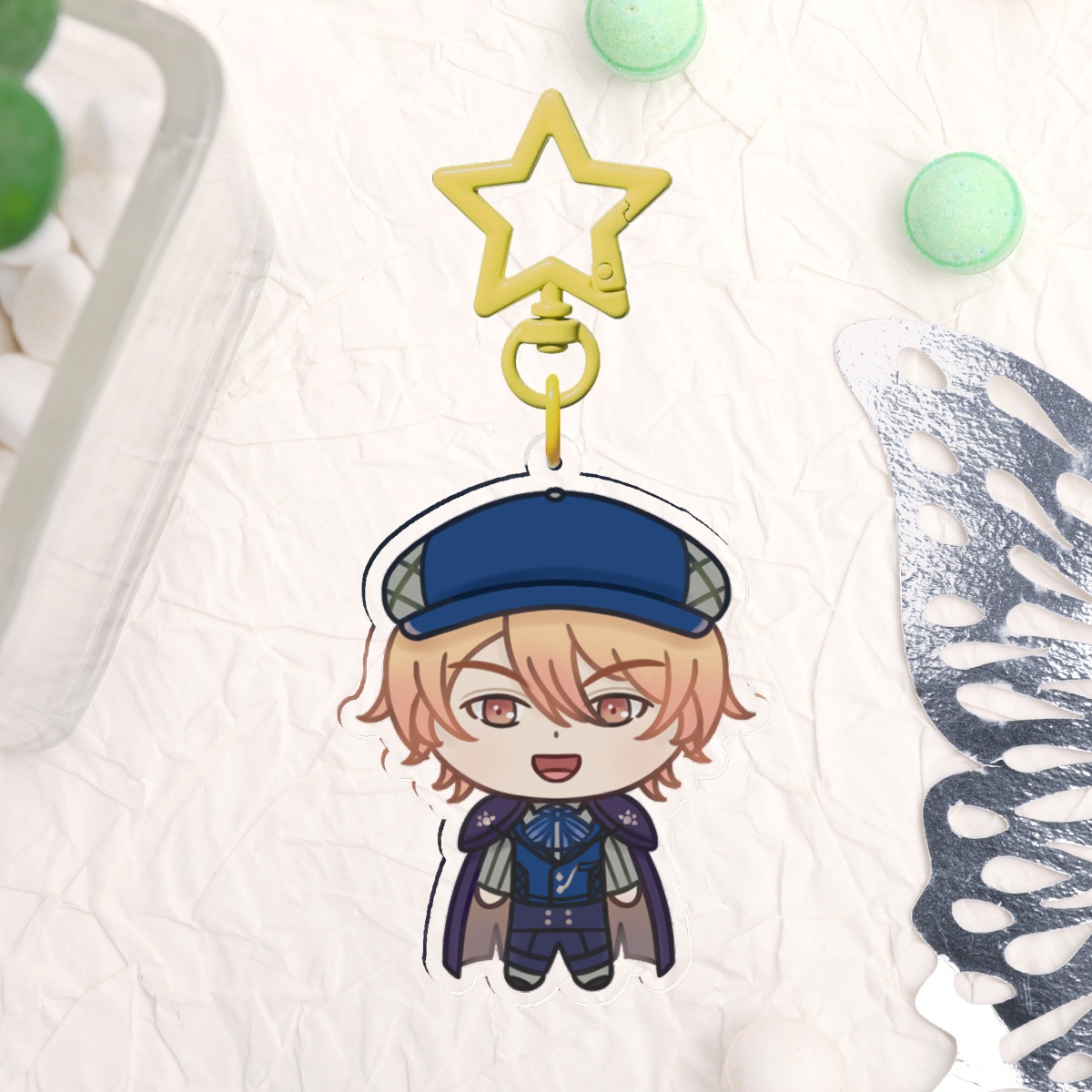 Tsukasa Tenma Clear Acrylic Keychain