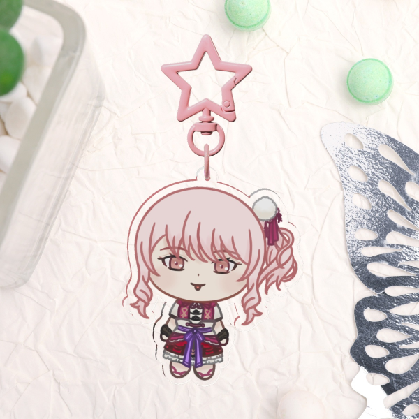 Mizuki Clear Acrylic Keychain