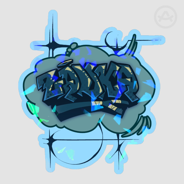 Zanka graffiti sticker