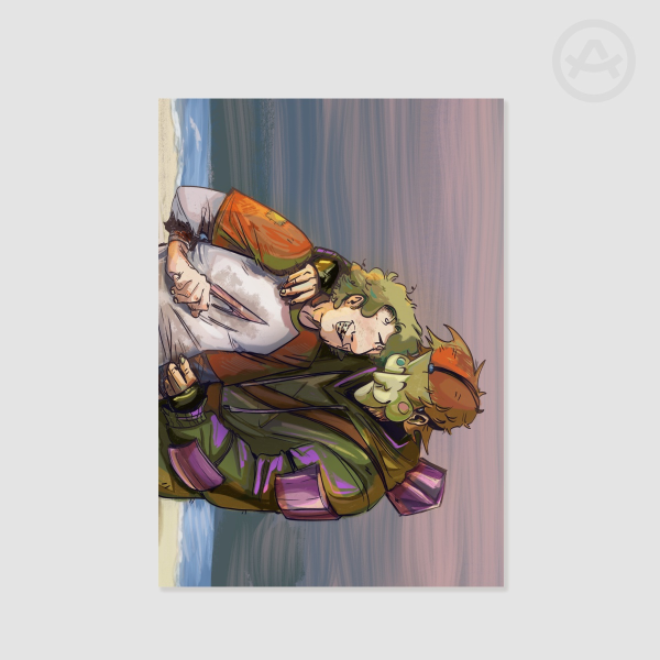 "We're Friends :)" c!Tommy & c!Dream Print