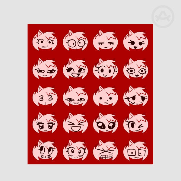 Coated Paper Stickers Sheet