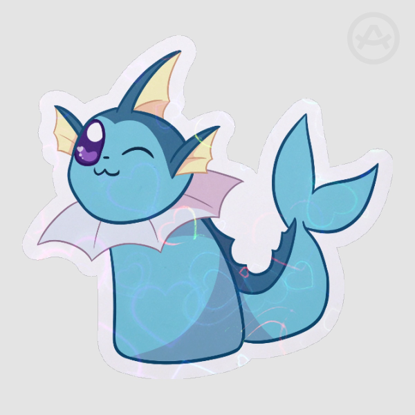 Vapporeon Sticker