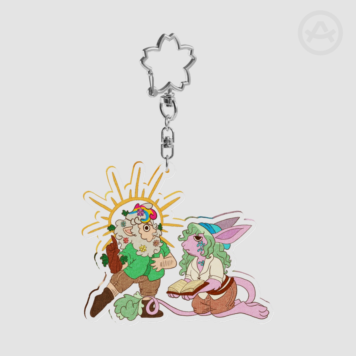Medieval Merle and Kuo - Clear Acrylic Keychain