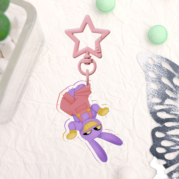 Jax Glitter Keychain