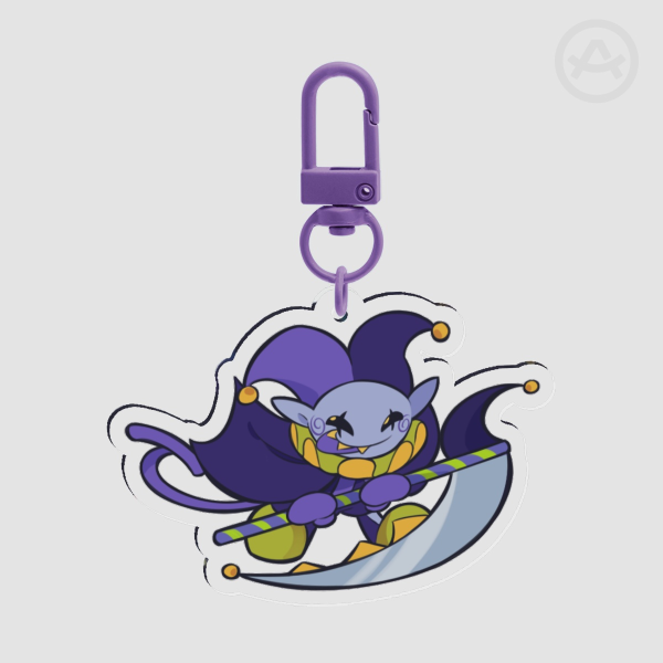 Jevil Acrylic Keychain