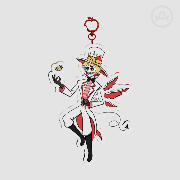 Lucifer Clear Acrylic Keychain