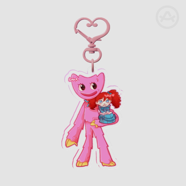 Kissy Missy & Poppy Keychain [POPPY PLAYTIME]