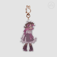 Bon-Bon || Epoxy Sketch Keychain