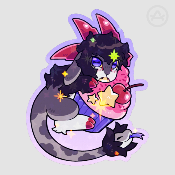 Cupcake Cherub Stickers