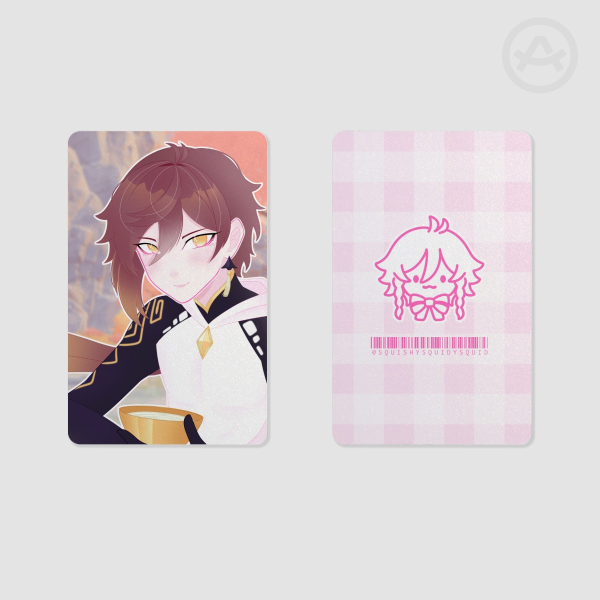 Zhongli Archon Pearl Paper Photocards