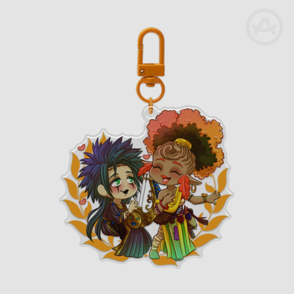 Orpheus + Eurydice || Acrylic Keychain