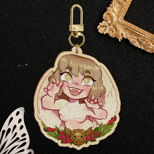 FALIN Wood Keychain