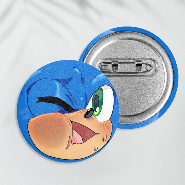 Cute Sonic - Plush Badges
