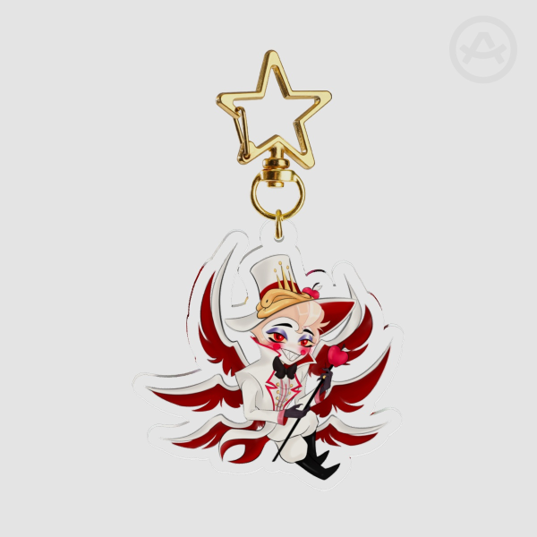 Lucifer Morningstar Clear Acrylic Keychains