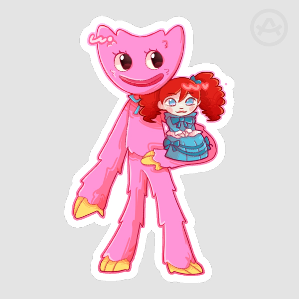 Kissy Missy & Poppy Sticker [POPPY PLAYTIME]