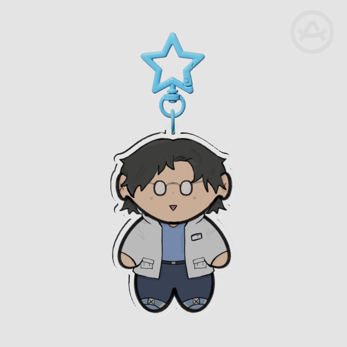 otacon chibi keychain !