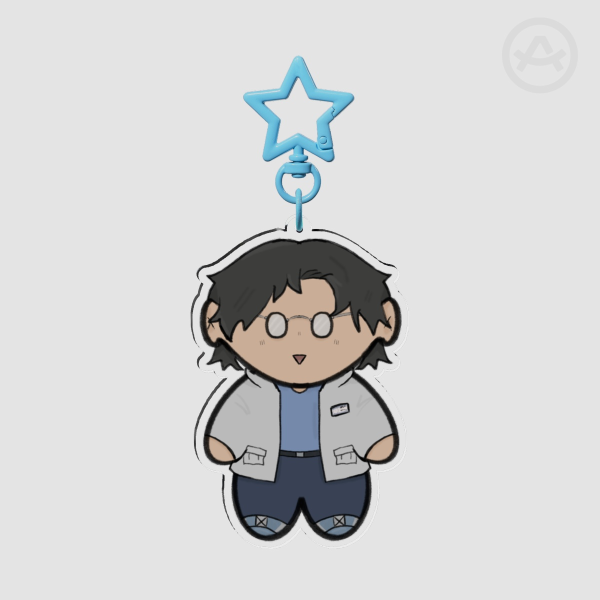 otacon chibi keychain !
