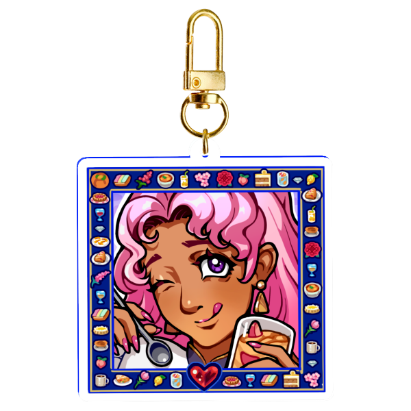 Adeline Acrylic Keychain