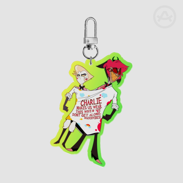 Getting Along Keychain