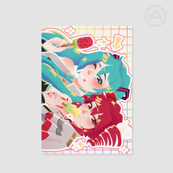 Miku Teto Print A5