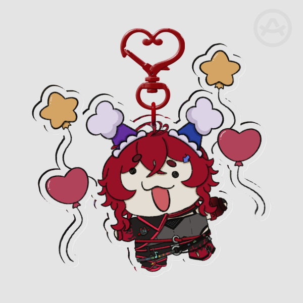 ANN13's FIRST BIRTHDAY KEYCHAIN