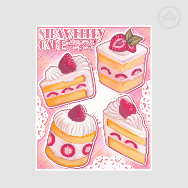 Piece of Cake ❤️ ストロベリーケーキ