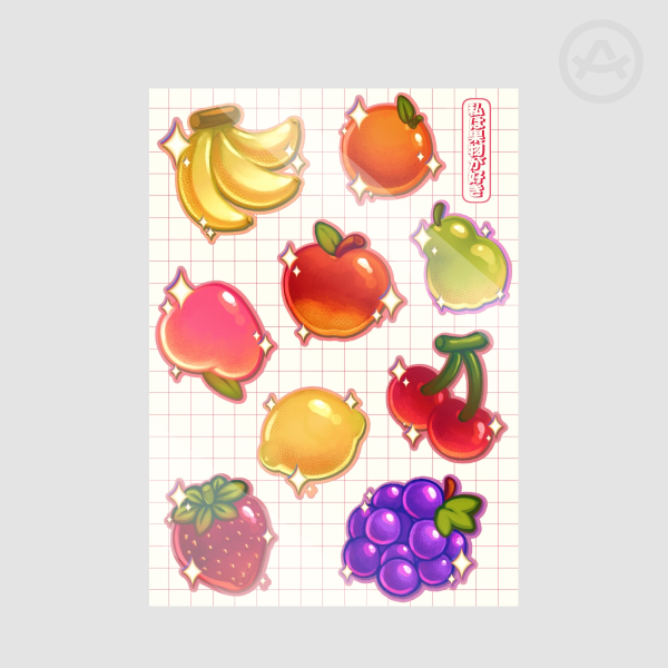 Watashi wa Kudamono ga Suki - Stickers Sheet