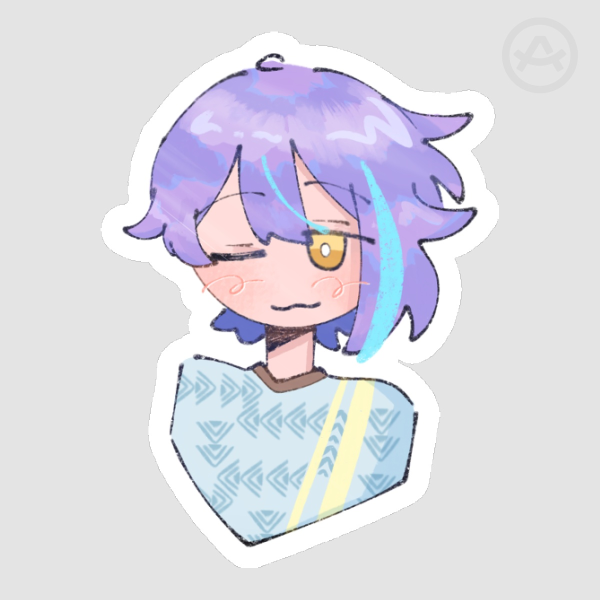 rui kamishiro die cut sticker