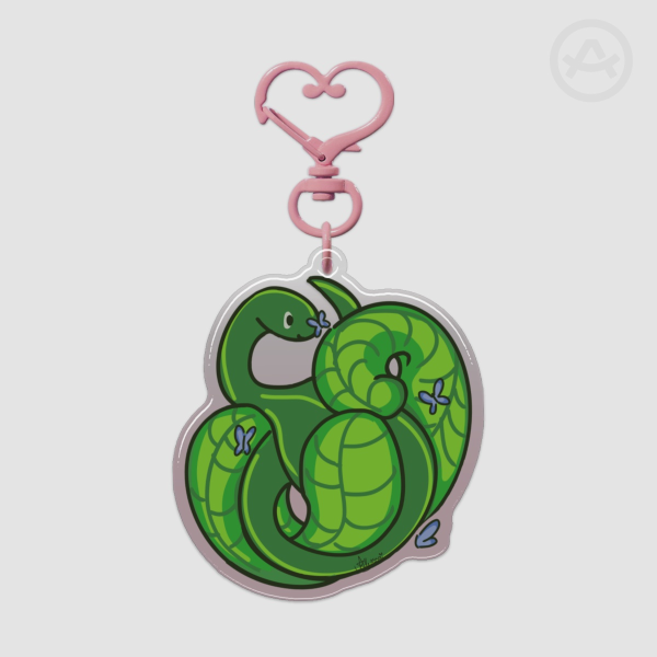 Wingsprout dragon Epoxy Clear Acrylic Keychains