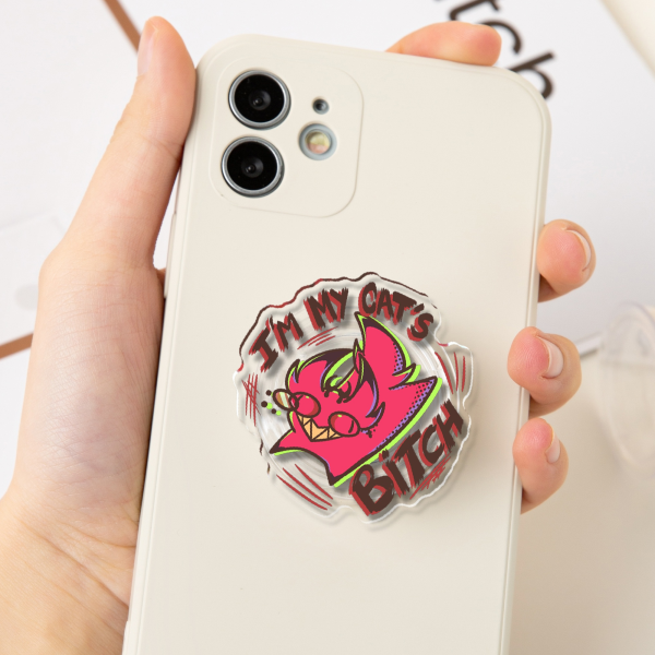 Cursed cat Alastor |  Acrylic Airbag Phone Holder