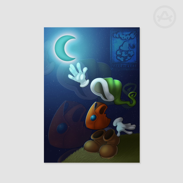 Moon RPG Adventure Poster