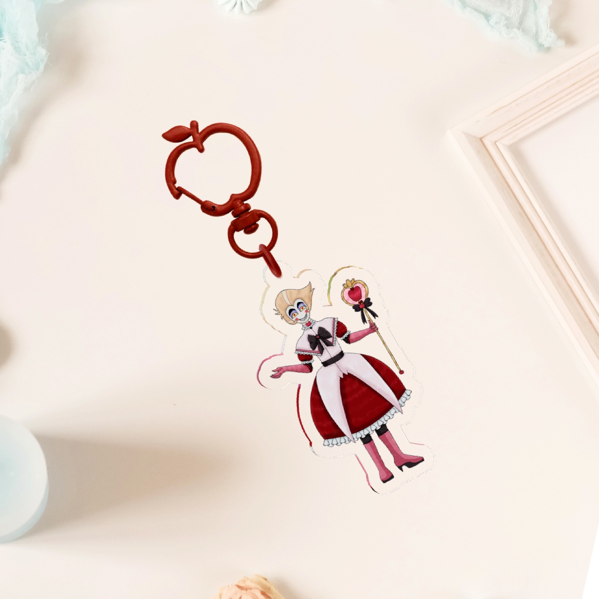 Lucifer magical girl keychain